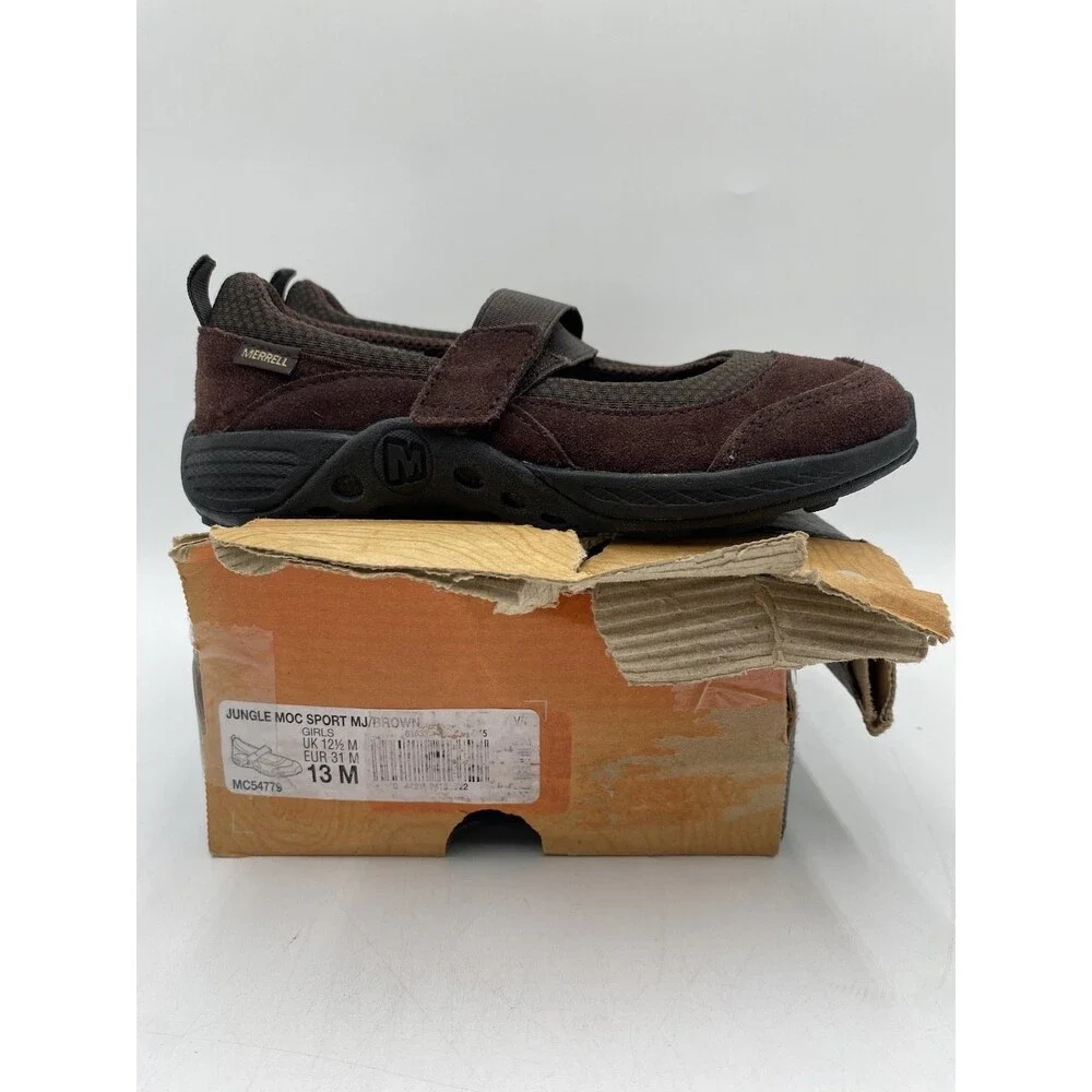 MERRELL JUNGLE MOC SPORT Girls' NEW Moccasin Shoes MJ/Brown US Size 13 M